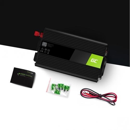 Pilt Green Cell Car Power Inverter Converter 24V to 230V 1000W/ 2000W