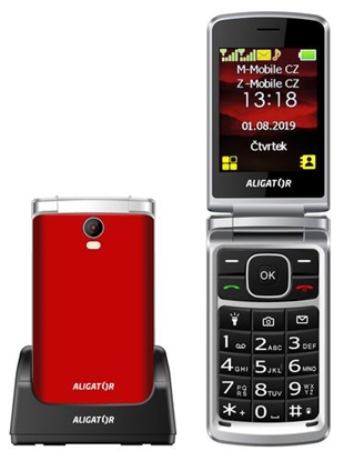Изображение Aligator V710RDSL mobile phone 7.11 cm (2.8") 99 g Red