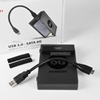 Picture of ADSA-1S6 Adapter USB 3.0 - SATA 6G do szybkiego przyłączenia 2.5" SSD/HDD, z pudełkiem