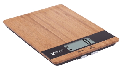 Picture of Kitchen scale of bamboo BLACK