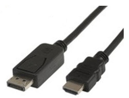 Изображение Adapter AV MicroConnect DisplayPort - HDMI czarny (MC-DP-HDMI-200)