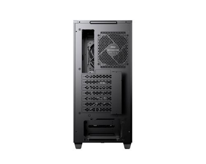 Attēls no MSI MPG SEKIRA 100P 'S100P' Mid Tower Gaming Computer Case 'Black, 4x 120mm PWM Fans, USB Type-C, Tempered Glass Panel, ATX, mATX, mini-ITX'