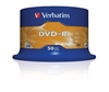Изображение 1x50 Verbatim DVD-R 4,7GB 16x Speed, matt silver