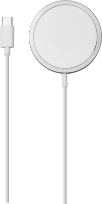 Изображение Vivanco wireless charger Magnetic 15W Apple iPhone, white (62960)
