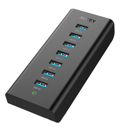 Picture of AUKEY CB-H3 interface hub Black