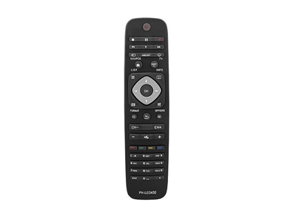 Attēls no HQ LXP430 TV remote control Philips LED-430 3D Black
