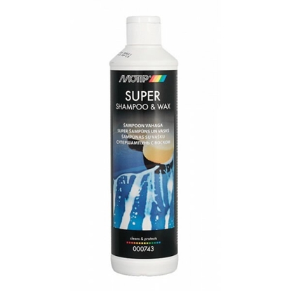 Attēls no Šampūns un vasks SUPER SHAMPOO & WAX 500ml, Motip