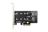Picture of DIGITUS M.2 NGFF/NVMe SSD PCI Express 3.0 (x4) Add-On Karte