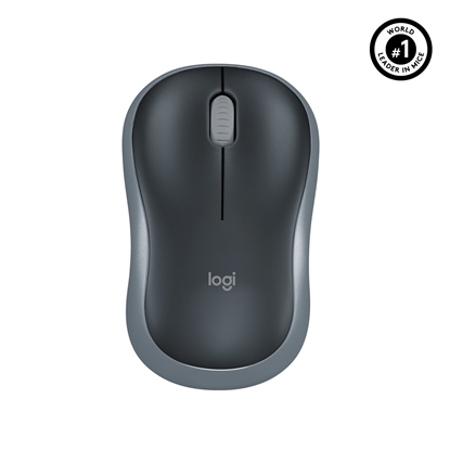 Picture of Logitech M185 mouse RF Wireless Optical GREY
