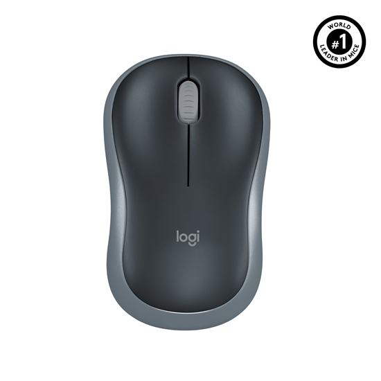 Picture of Logitech M185 mouse RF Wireless Optical GREY