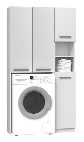 Picture of Topeshop ZESTAW MARPOL DD BIEL bathroom storage cabinet White