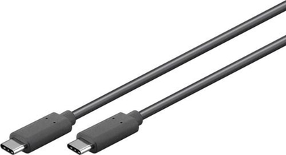Attēls no Kabel USB MicroConnect USB-C - USB-C 3 m Czarny (USB3.1CC3)