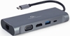 Picture of Gembird USB Type-C 7-in-1 Multi-Port Adapter + Card Reader Space Grey