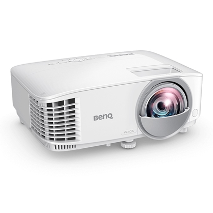 Picture of BenQ MW809STH - DLP projector - portable - 3D - 3600 ANSI lumens - WXGA (1280 x 800) - 16:10 - 720p - short-throw fixed lens