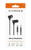 Picture of Vivanco headset Stereo Earphones, black (61738)