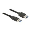 Picture of Delock Extension cable USB 3.0 Type-A male > USB 3.0 Type-A female 1.0 m black