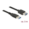 Picture of Delock Extension cable USB 3.0 Type-A male > USB 3.0 Type-A female 3.0 m black