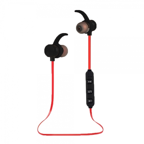Изображение Esperanza EH186K headphones/headset Wireless In-ear Sports Bluetooth Black, Red