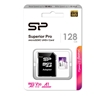 Picture of Silicon Power memory card microSDXC 128GB Superior Pro V30 + adapter