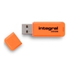 Picture of Integral 32GB USB2.0 DRIVE NEON ORANGE USB flash drive USB Type-A 2.0