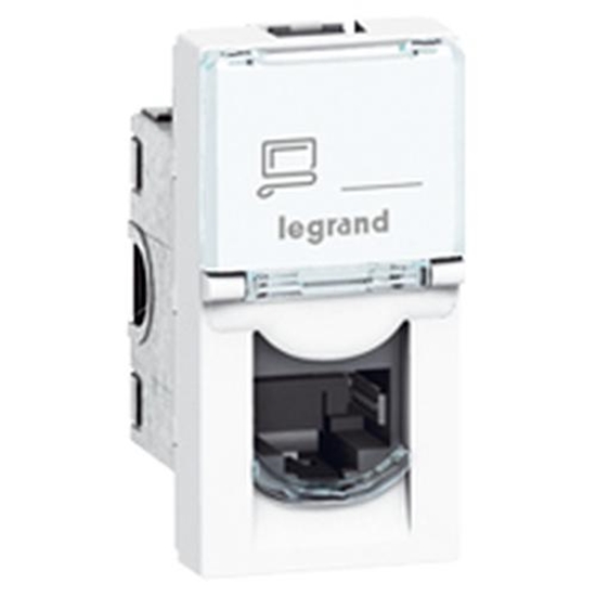 Picture of Legrand Gniazdo komputerowe Rj45 5E Mosaic biae - 076551