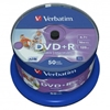 Picture of 1x50 Verbatim DVD-R 4,7GB 16x Speed, matt silver