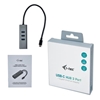 Изображение i-tec Metal USB-C HUB 3 Port + Gigabit Ethernet Adapter