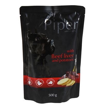 Attēls no Konservi suņiem Piper liellopa aknas, kartupeļi  500g