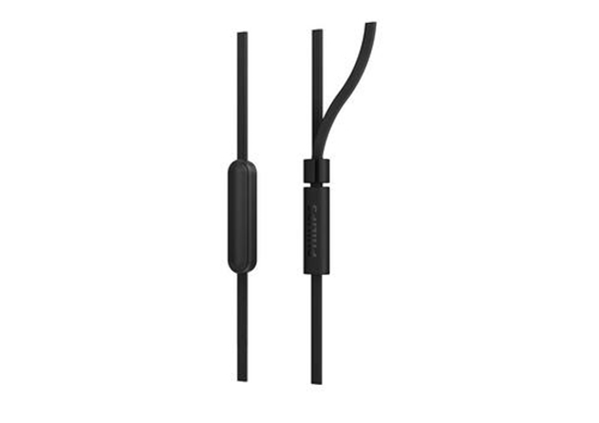 Picture of Philips In-Ear Headphones with mic TAE1105BK/00 powerful 8.6mm drivers, Black