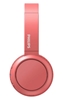 Picture of PHILIPS Wireless On-Ear Headphones TAH4205RD/00 Bluetooth®, Built-in microphone, 32mm drivers/closed-back, Red