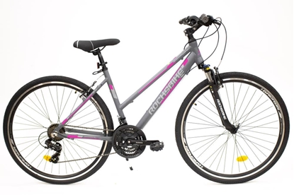 Picture of BICYCLE CITY COMFORT W/R:28" F:18" GR/PNK ROCKSBIKE