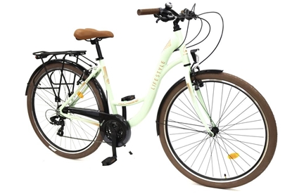 Picture of BICYCLE CITY LIFESTYLE 3.0 W/R:28" F:48cm GRN/BR ROCKSBIKE