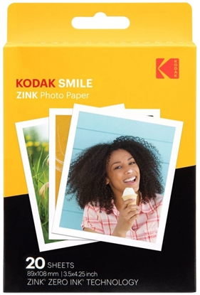 Изображение Kodak photo paper Zink 3x4 20 sheets