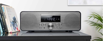 Attēls no Muse | Bluetooth Micro System | M-880 BTC | USB port | AUX in | Bluetooth | CD player | Silver | FM radio | Yes | Wireless connection