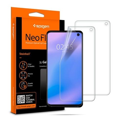 Picture of Spigen 2x Folia Spigen Neo Flex HD Samsung Galaxy S10 Case Friendly uniwersalny