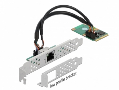 Изображение Delock Mini PCIe I/O PCIe full size 1 x RJ45 Gigabit LAN