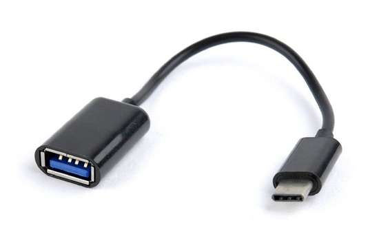 Изображение Gembird OTG USB Type C Male - USB Female 0.2m Black