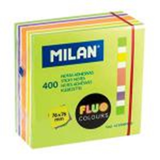 Picture of Līmlapiņas 76x76mm,  400 lapas 5 neona krāsas