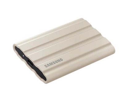 Изображение External SSD|SAMSUNG|T7|2TB|USB 3.2|Write speed 1000 MBytes/sec|Read speed 1050 MBytes/sec|MU-PE2T0K/EU