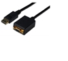 Picture of Adapter AV MicroConnect DisplayPort - D-Sub (VGA) czarny (DPVGA15CM)