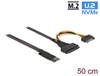 Picture of Delock M.2 Key M to U.2 SFF-8639 NVMe Adapter with 50 cm cable
