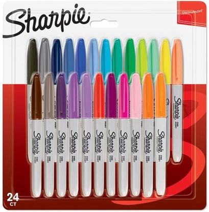 Picture of 1x24 Sharpie Permanentmarker F 24 colours