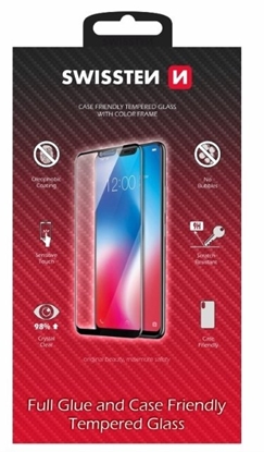 Picture of Swissten Full Face Tempered Glass Apple iPhone 11 Pro Max Black