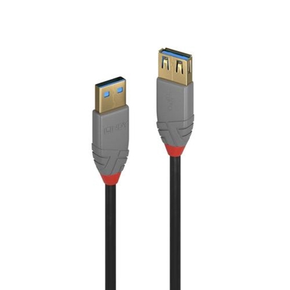 Picture of Lindy 3m USB 3.2 Type A Extension Cable, Anthra Line