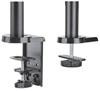 Picture of Manhattan TV & Monitor Mount, Desk, Full Motion (Gas Spring), 1 screen, Screen Sizes: 10-27", Black, Clamp or Grommet Assembly,VESA 75x75 to 100x100mm, Max 8kg, Lifetime Warranty