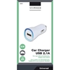 Изображение Vivanco car charger USB 2.1A, white (36257)