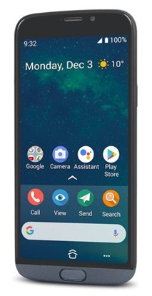 Picture of Doro 8050 13.8 cm (5.45") Single SIM Android 9.0 4G USB Type-C 2 GB 16 GB 3000 mAh Black