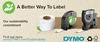 Picture of Dymo D1 9mm Black/Clear labels 40910