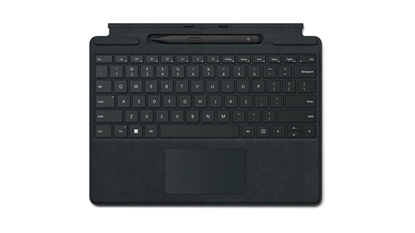 Picture of Microsoft Surface Typecover Alcantara with pen storage/ With pen Black Pro 8 & X & 9