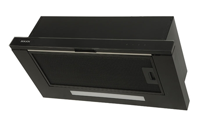 Attēls no Telescopic hood MAAN Corona 2 Touch 60 315 m3/h, Black